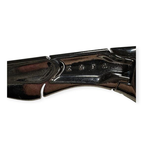 Oakley Zero Sunglasses Black Chrome Retro Shades Gray Lenses Rimless Rare - Picture 7 of 9